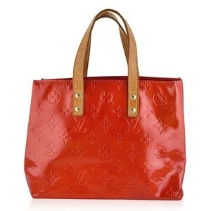 Authentic Louis Vuitton Monogram Vernis PM handbag, Yellow color  M91008